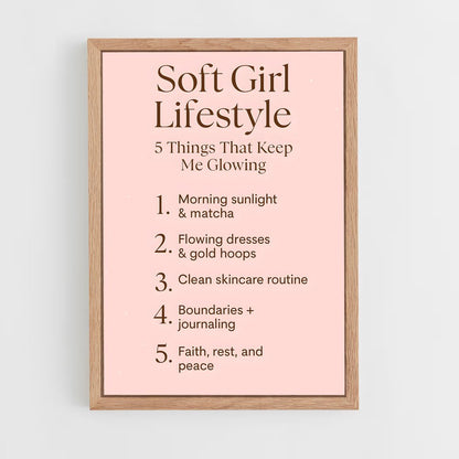 ap-soft girl-9 cadre Bois clair