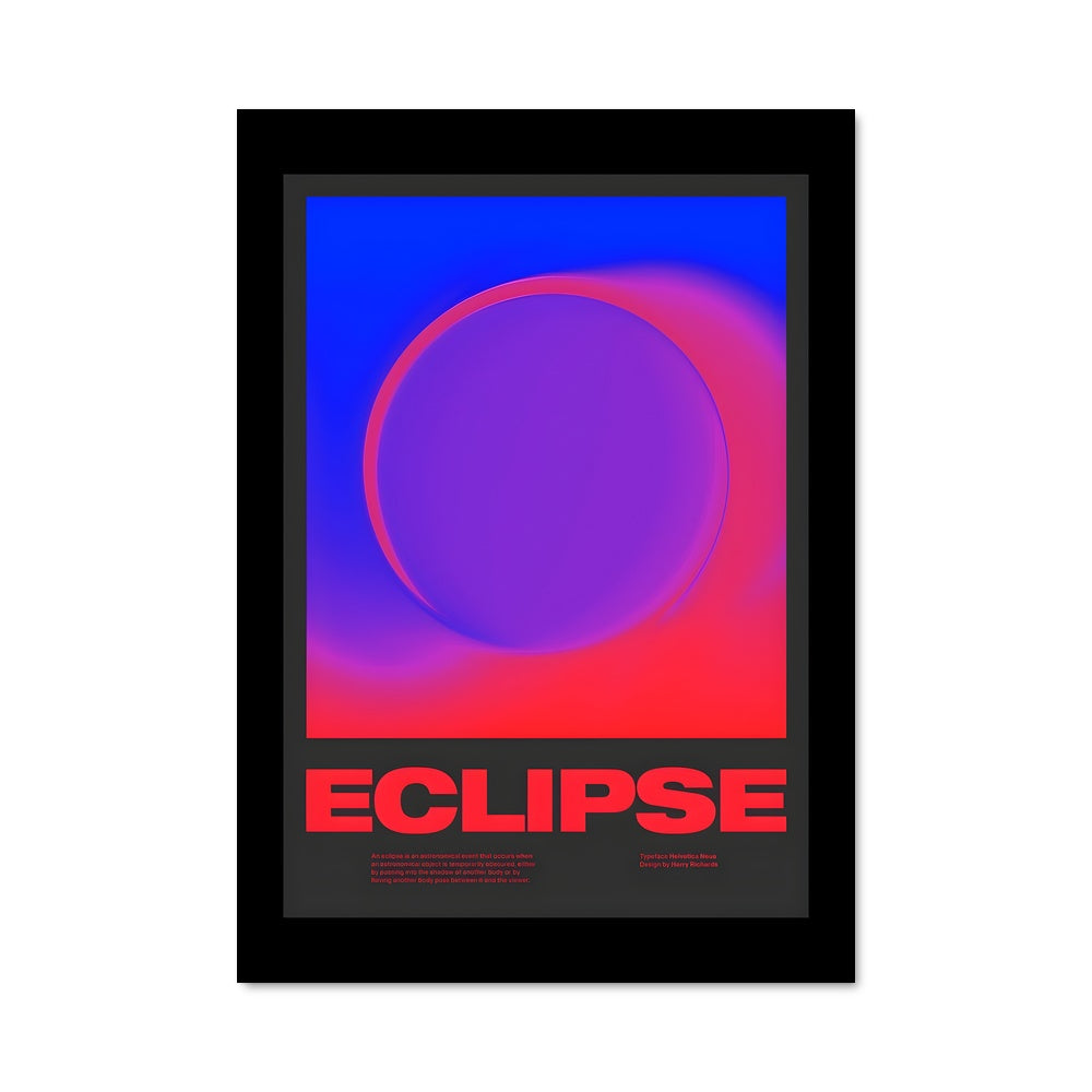 Poster Solar eclipse 94836