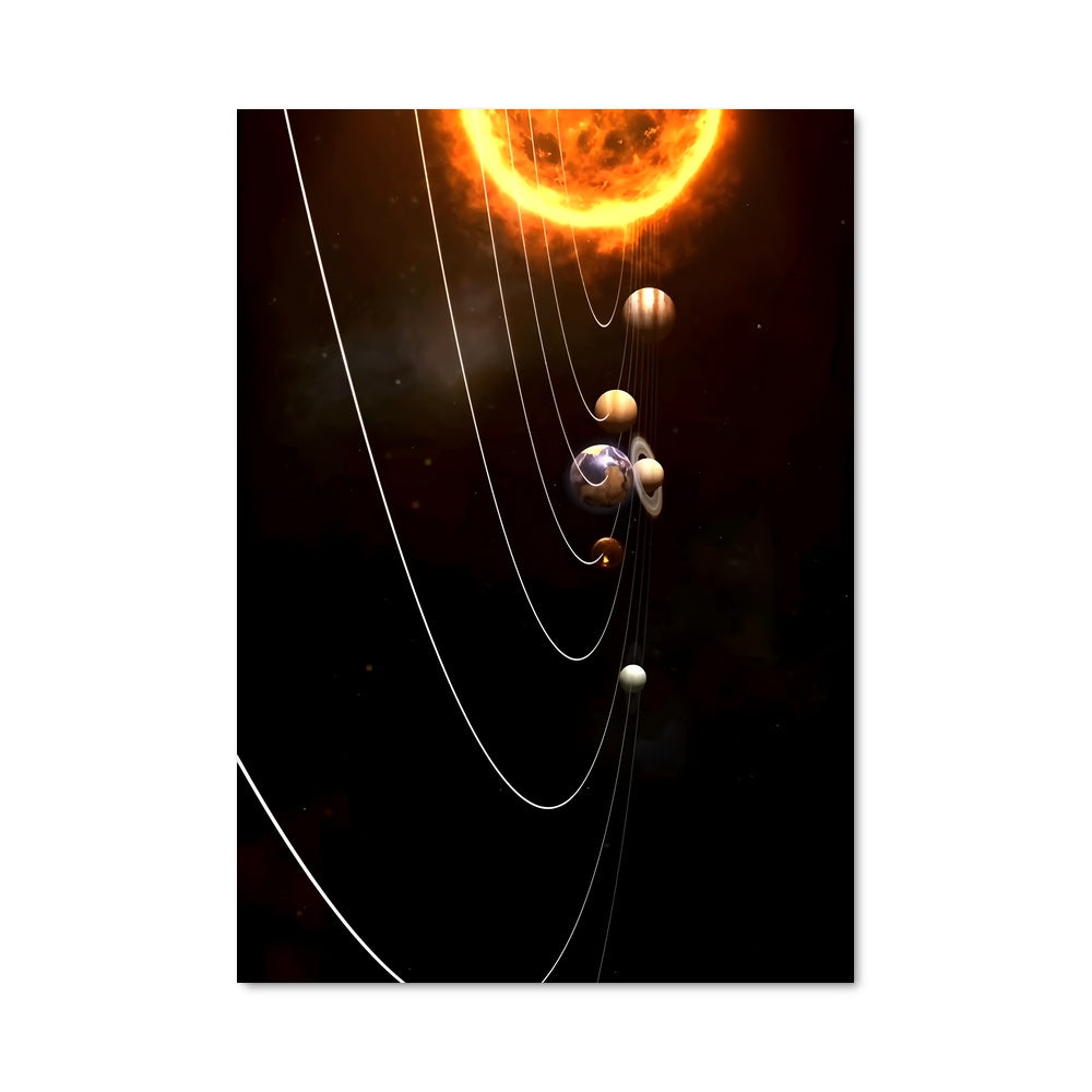 Poster Orbites Célestes