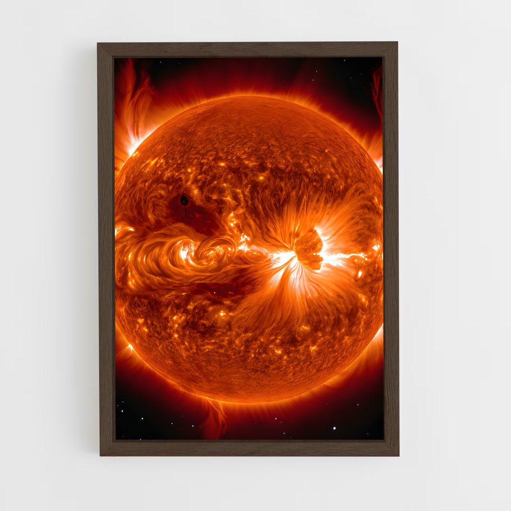 ap-solar flare-2 cadre Bois foncé