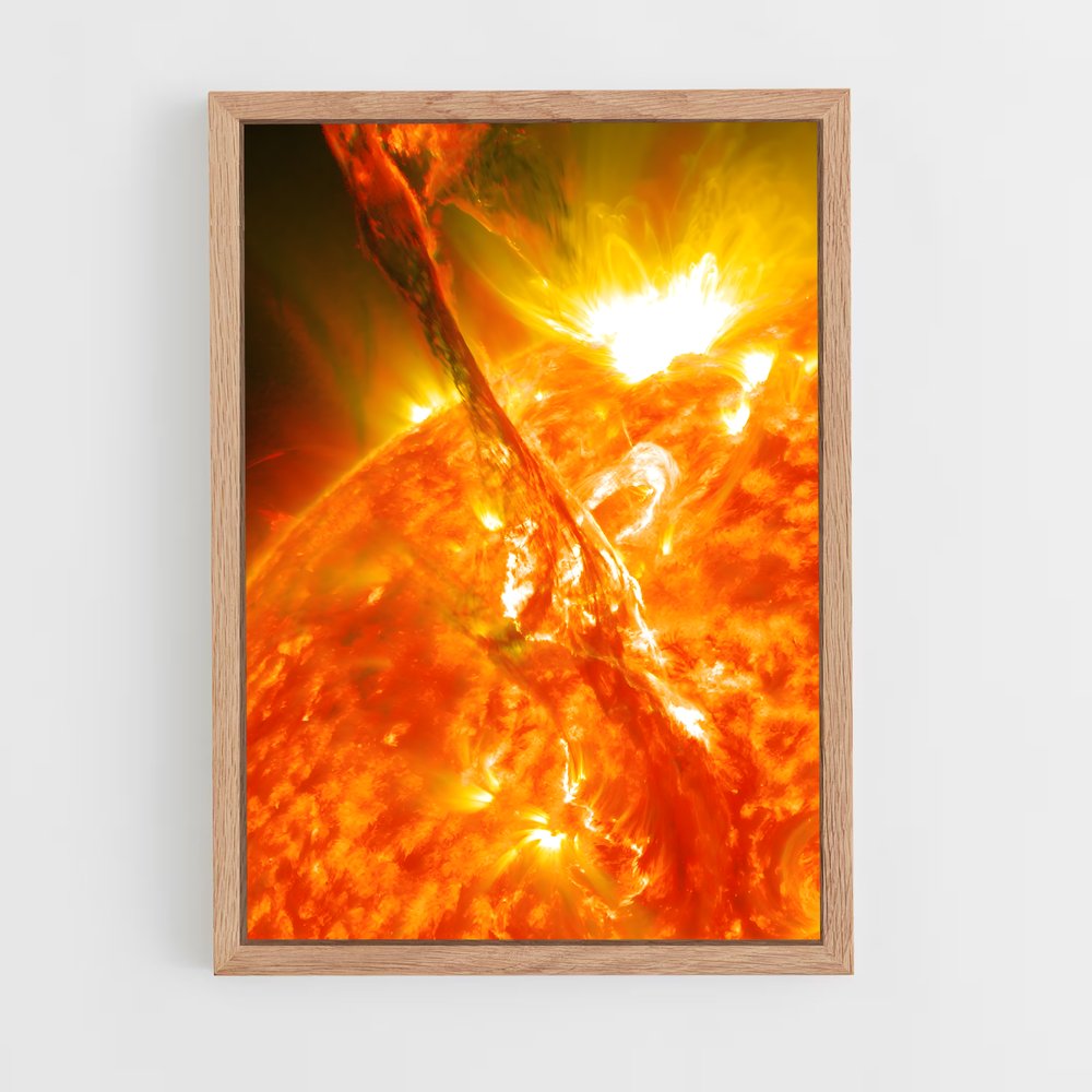 ap-solar flare-3 cadre Bois clair