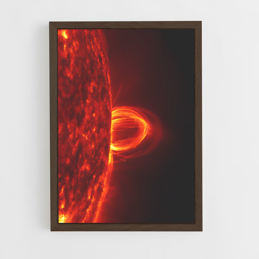 ap-solar flare-4 cadre Bois foncé