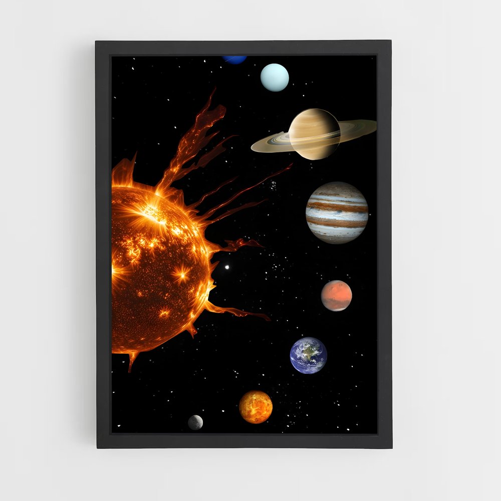 ap-solar system-11 cadre Noir