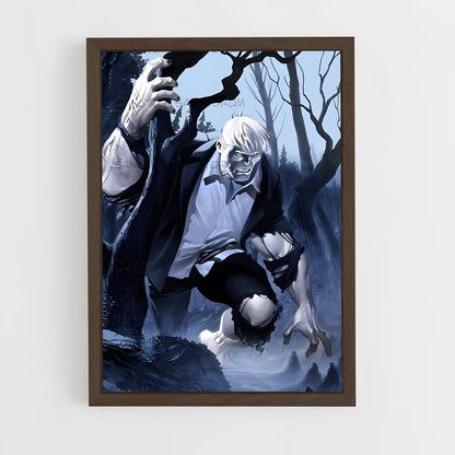 ap-solomon grundy-10 cadre Bois foncé