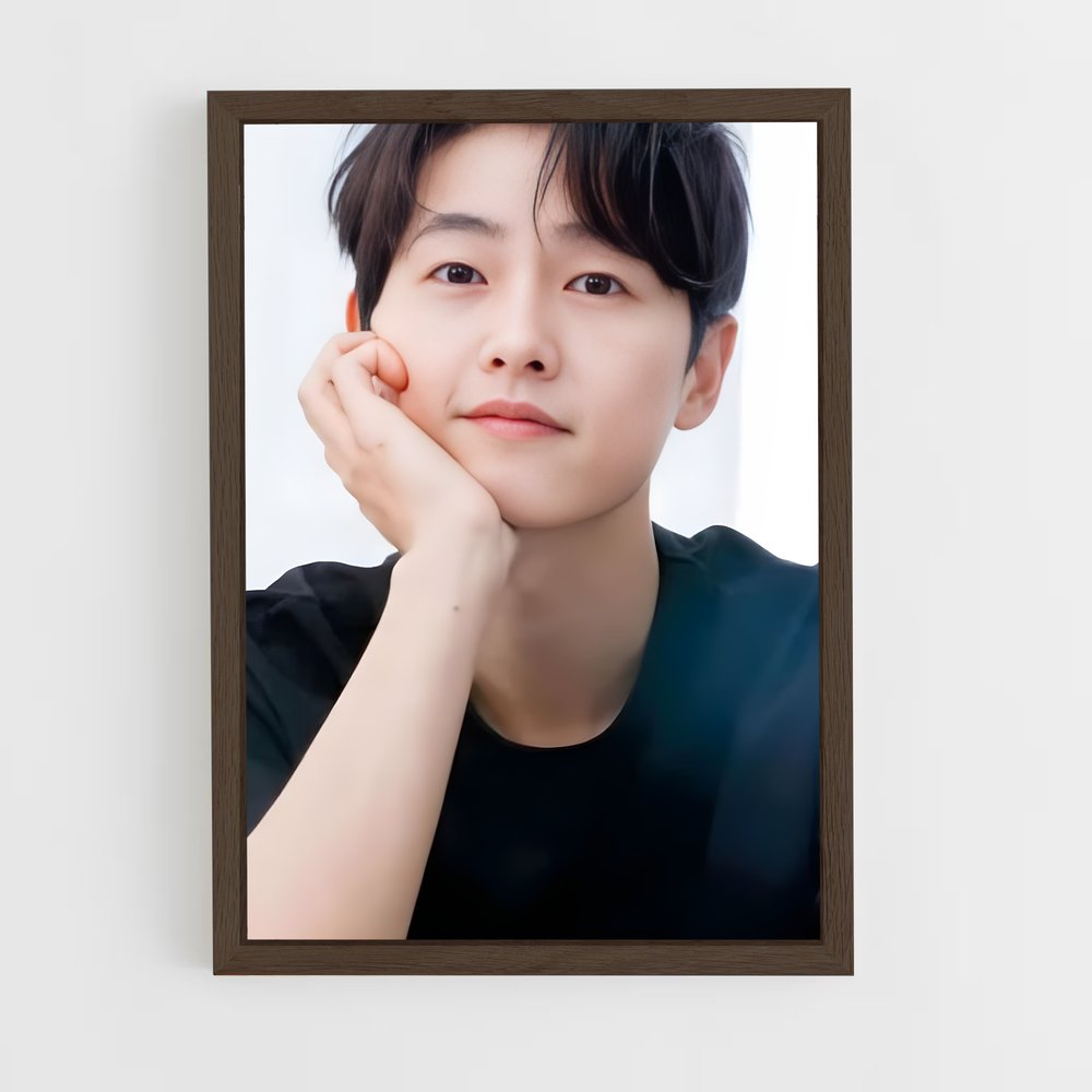ap-song joong-ki-2 cadre Bois foncé