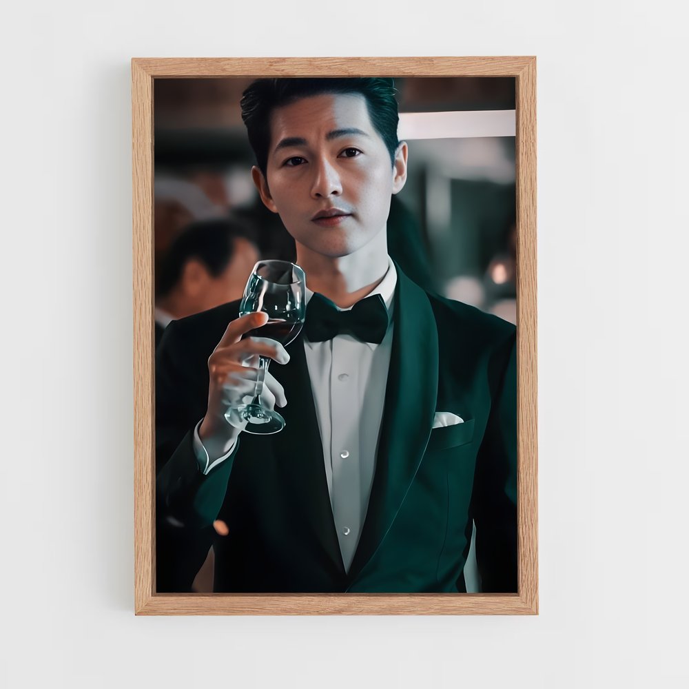 ap-song joong-ki-6 cadre Bois clair