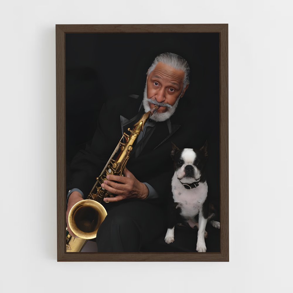 ap-sonny rollins-4 cadre Bois foncé