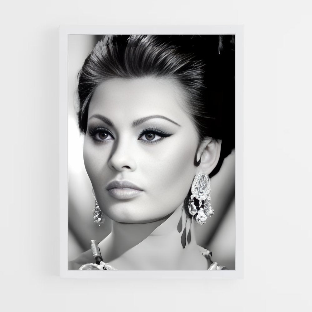 ap-sophia loren-4 cadre Blanc