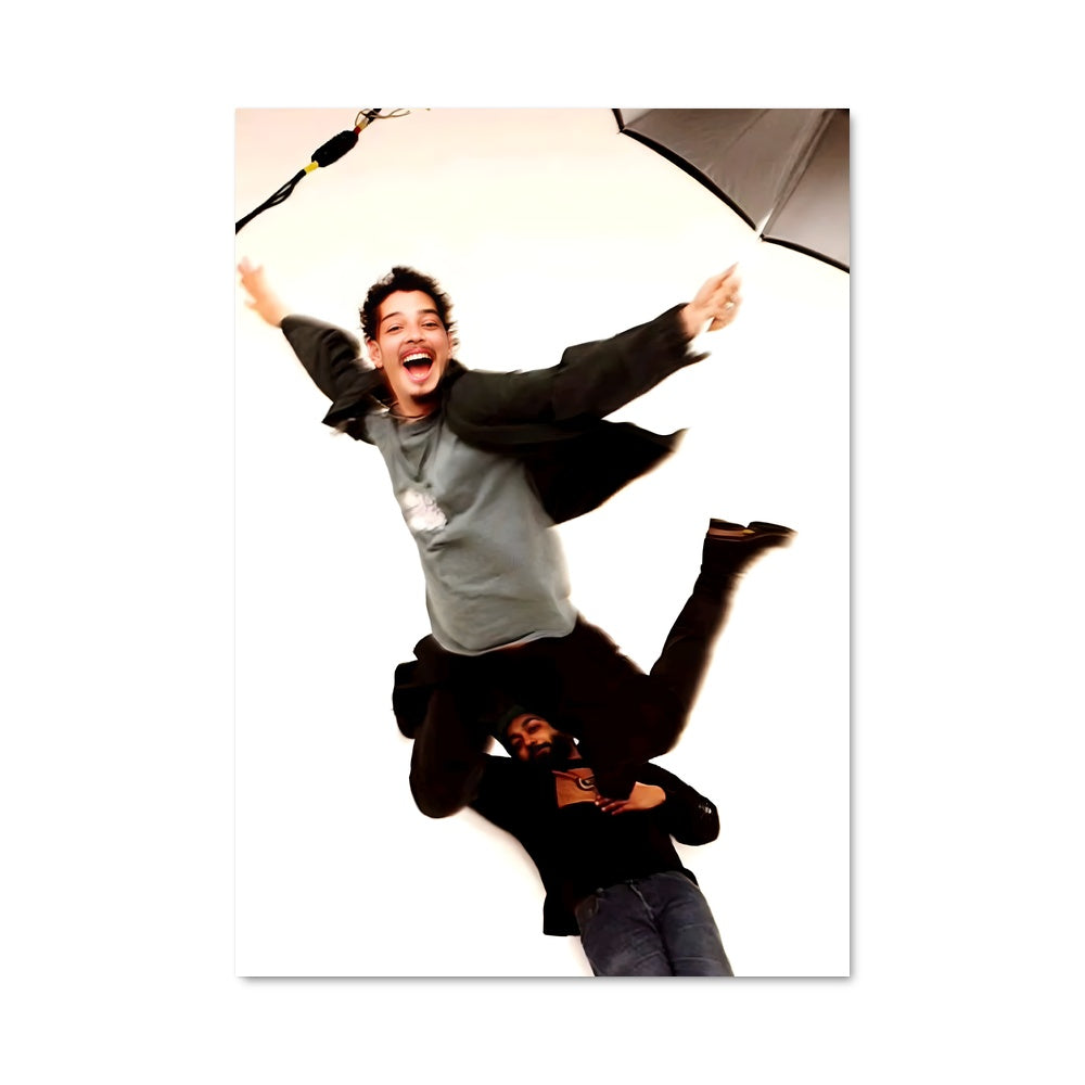 Poster Umbrella Jump