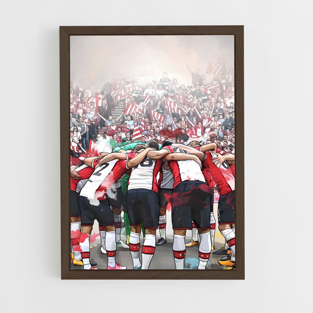 ap-southampton fc-1 cadre Bois foncé