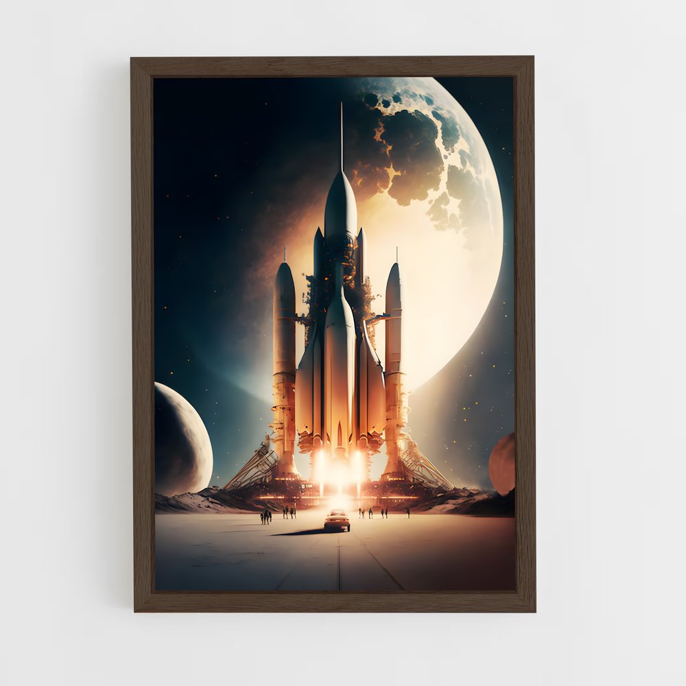 ap-space missions-2 cadre Bois foncé