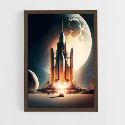 ap-space missions-2 cadre Bois foncé