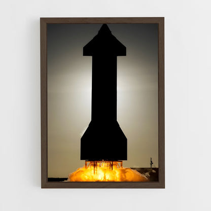 ap-spacex-22 cadre Bois foncé