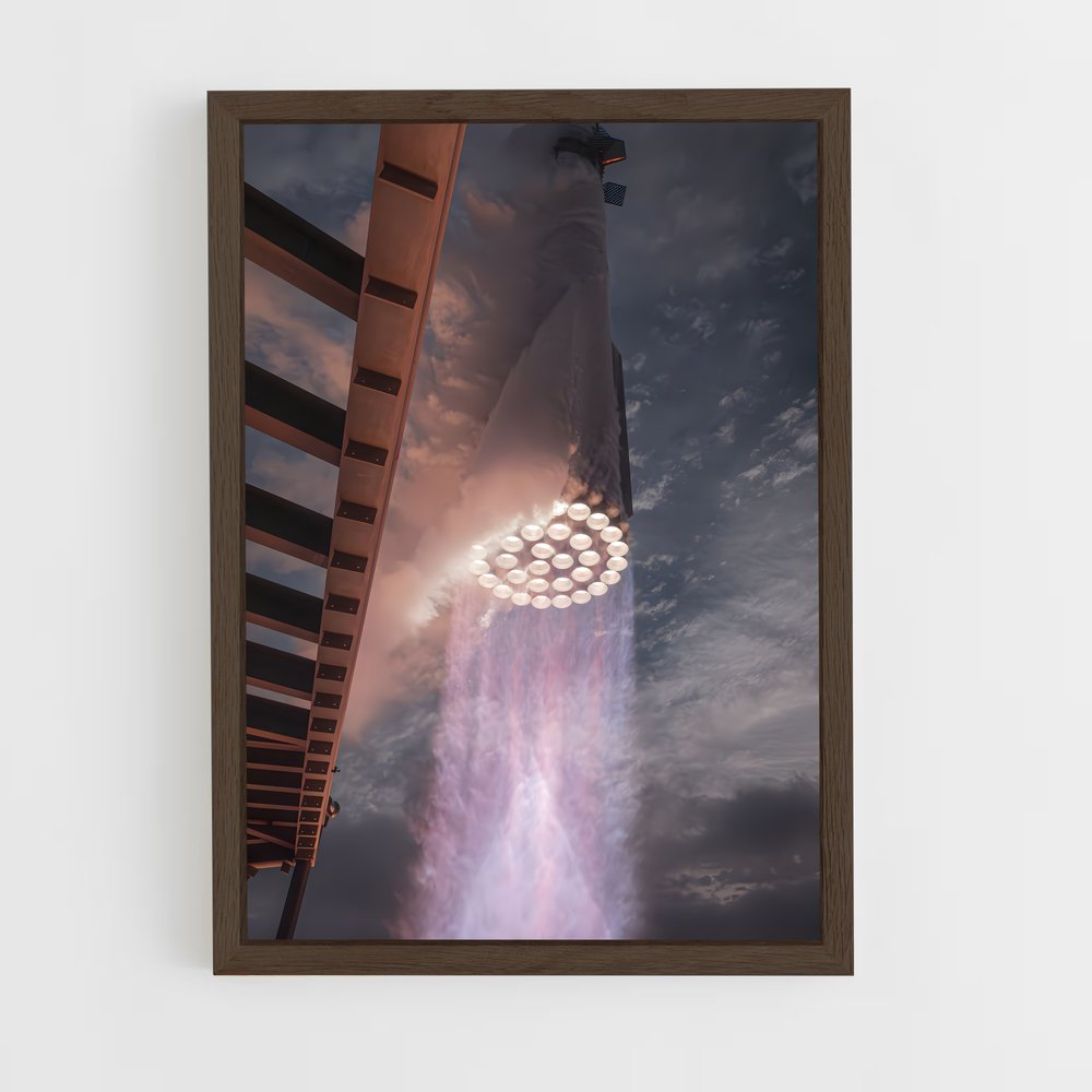 ap-spacex-5 cadre Bois foncé
