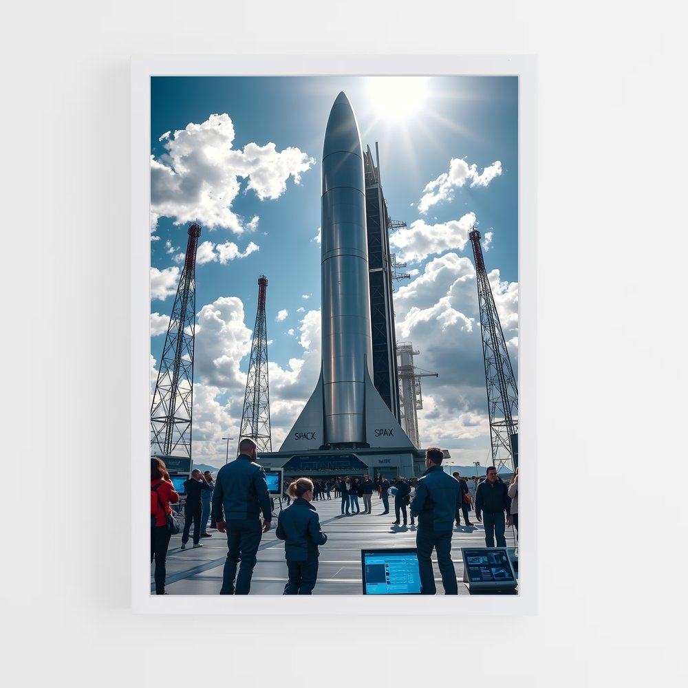 ap-spacex-8 cadre Blanc