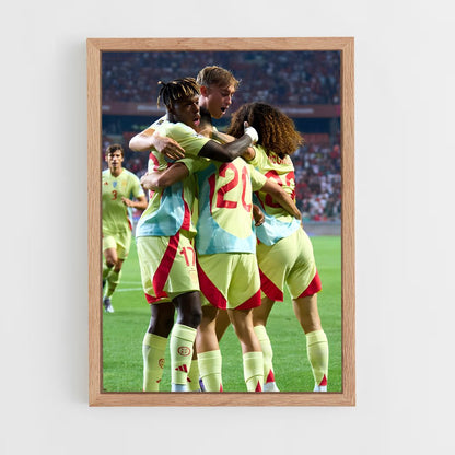 ap-spain national football team-10 cadre Bois clair