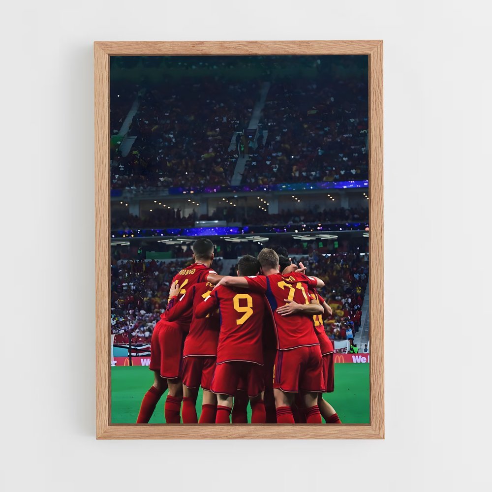 ap-spain national football team-3 cadre Bois clair