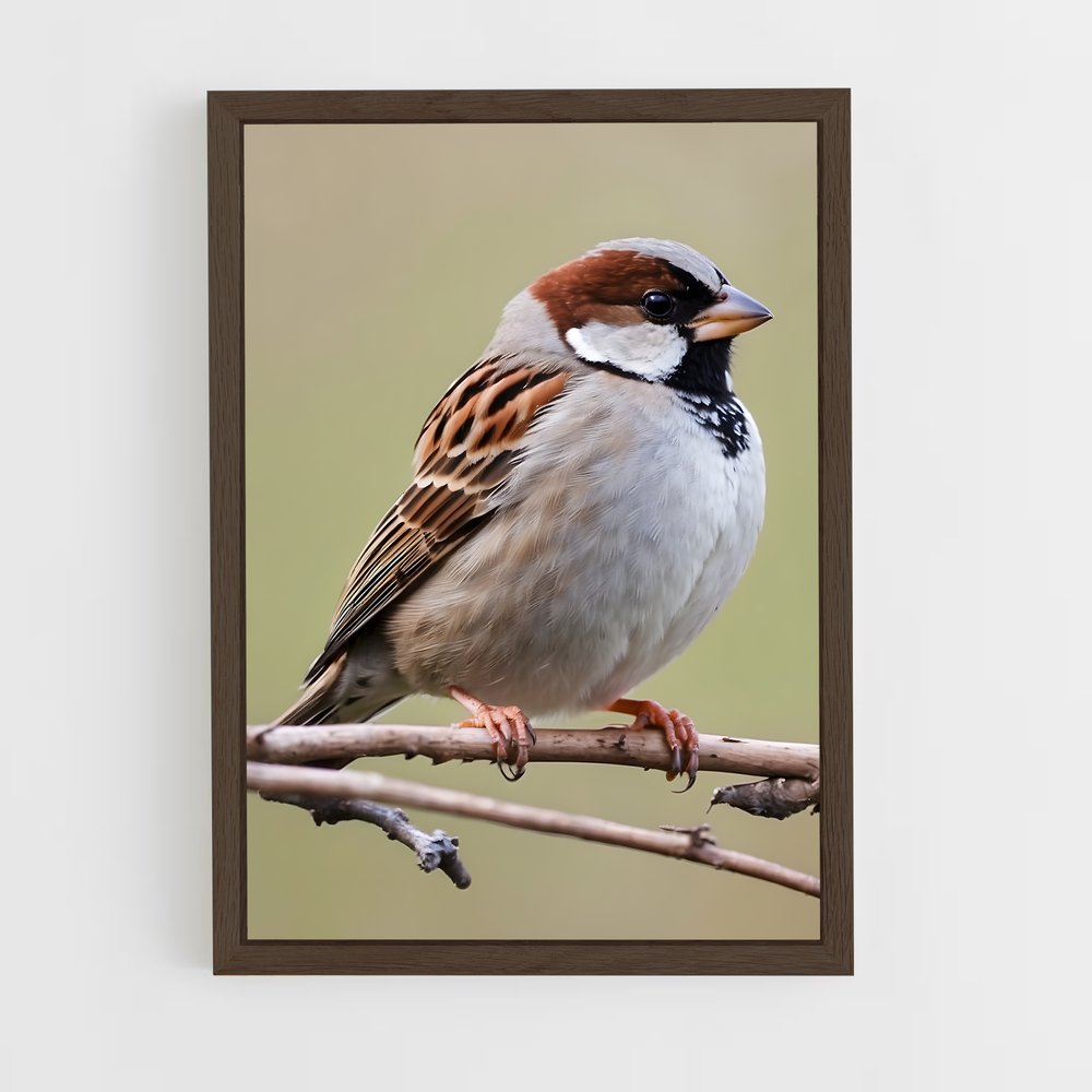 ap-sparrow-3 cadre Bois foncé