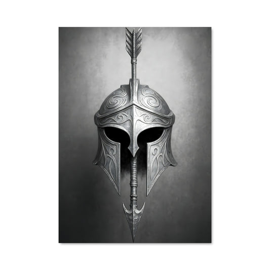 Poster Casque de Spartiate