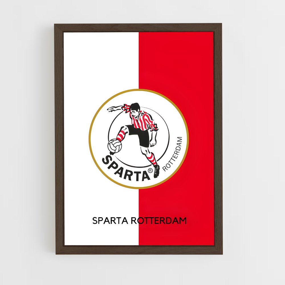 ap-sparta rotterdam-5 cadre Bois foncé