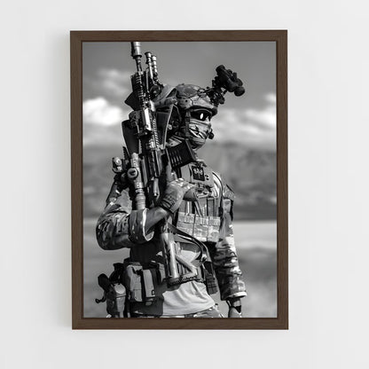 ap-special forces-1 cadre Bois foncé