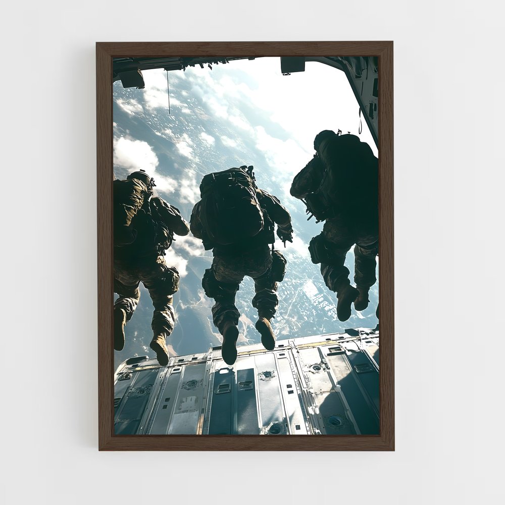 ap-special forces-2 cadre Bois foncé