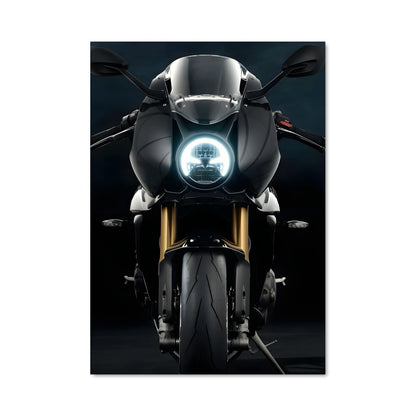 Poster Lumière de la Route