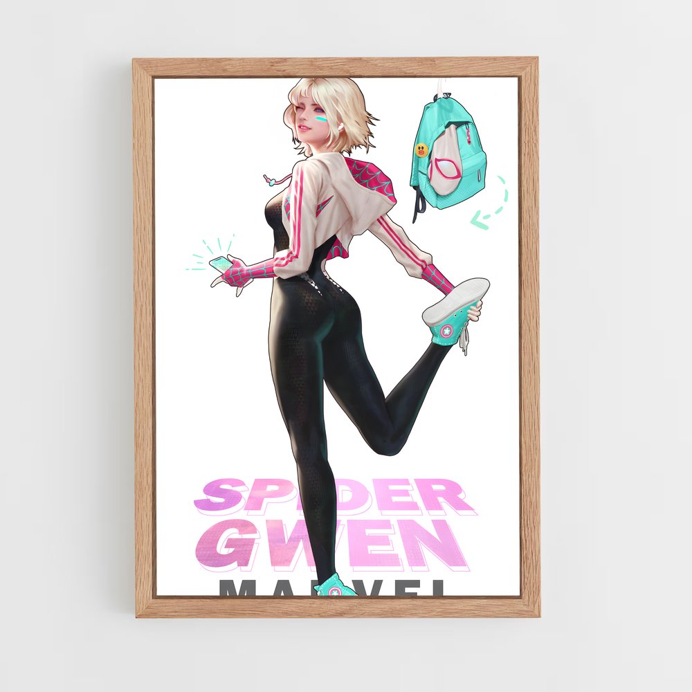 ap-spider gwen-5 cadre Bois clair