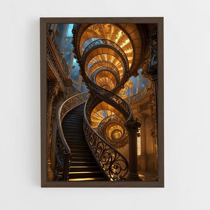 ap-spiral staircases-5 cadre Bois foncé