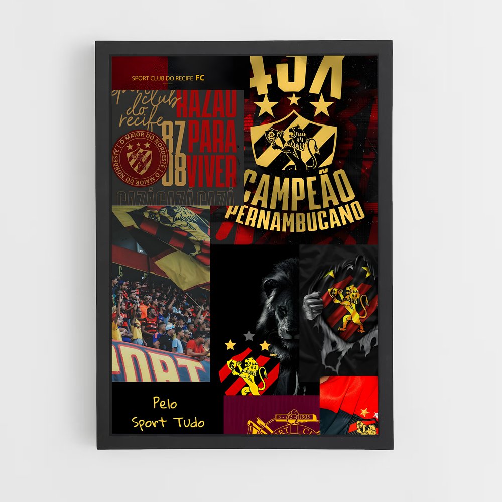 ap-sport club do recife-10 cadre Noir
