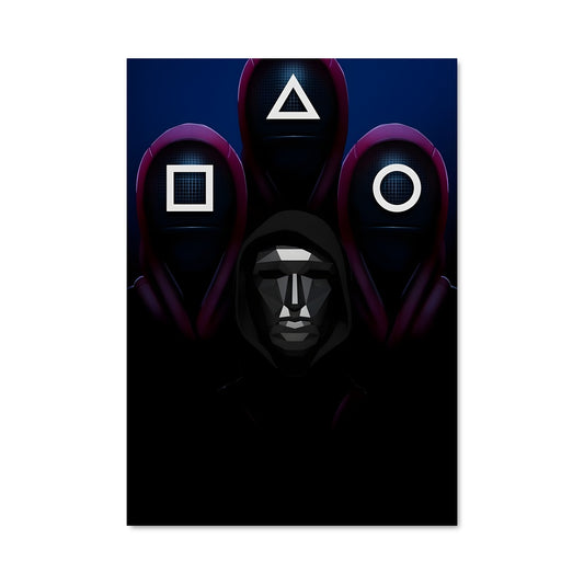 Poster Le Masque de Squid Game