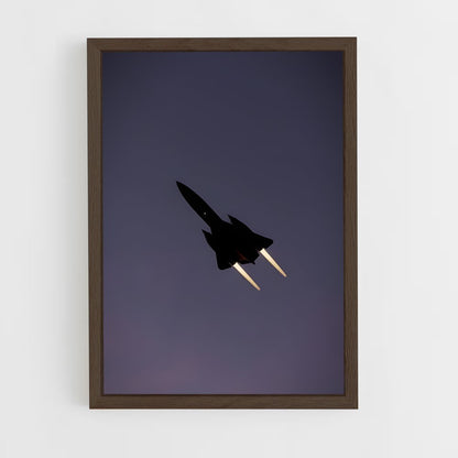 ap-sr-71 blackbird-2 cadre Bois foncé
