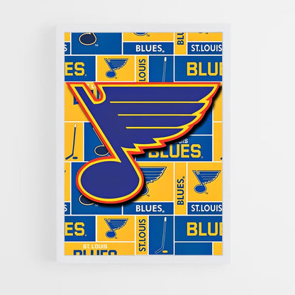 ap-st. louis blues-2 cadre Blanc