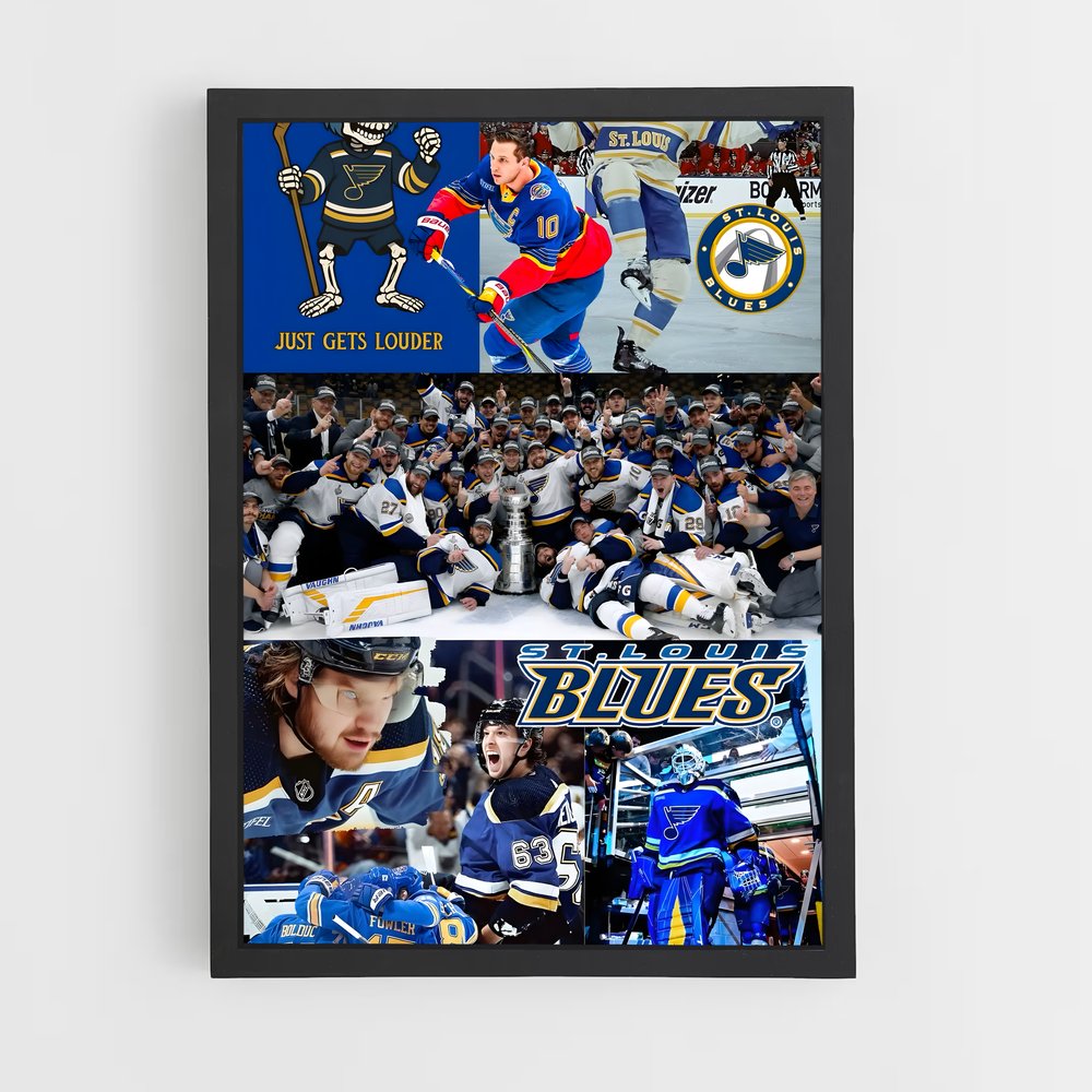 ap-st. louis blues-4 cadre Noir