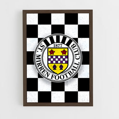 ap-st mirren fc-3 cadre Bois foncé
