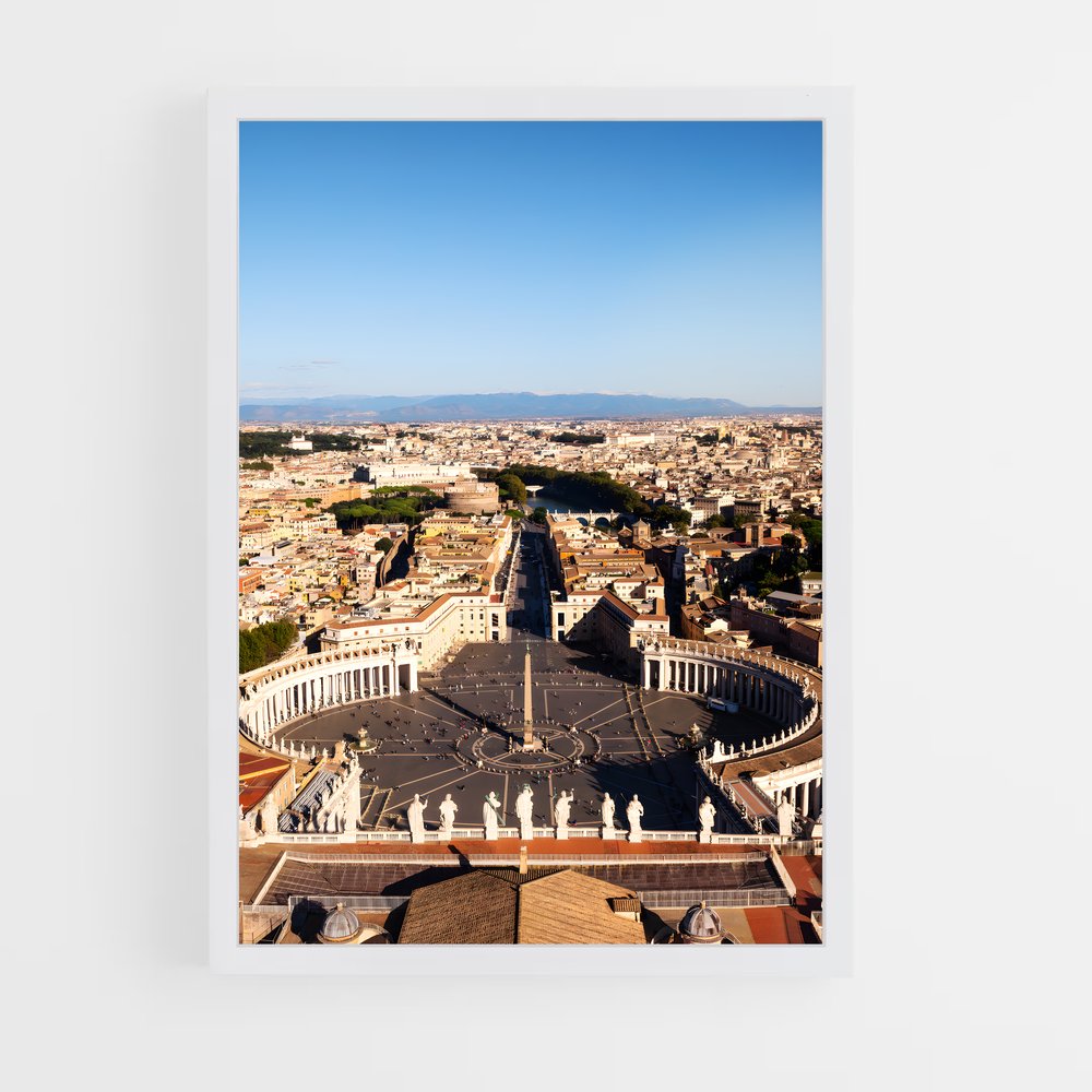 ap-st peters square-11 cadre Blanc