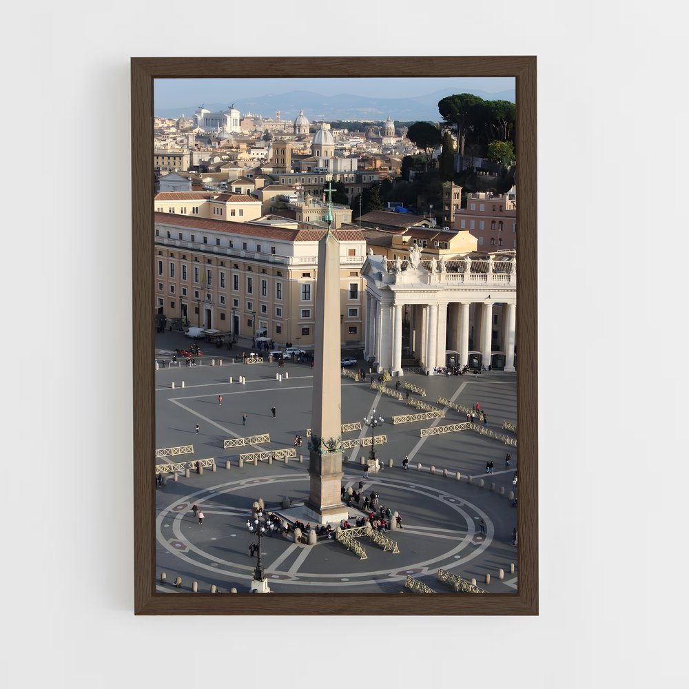 ap-st peters square-4 cadre Bois foncé