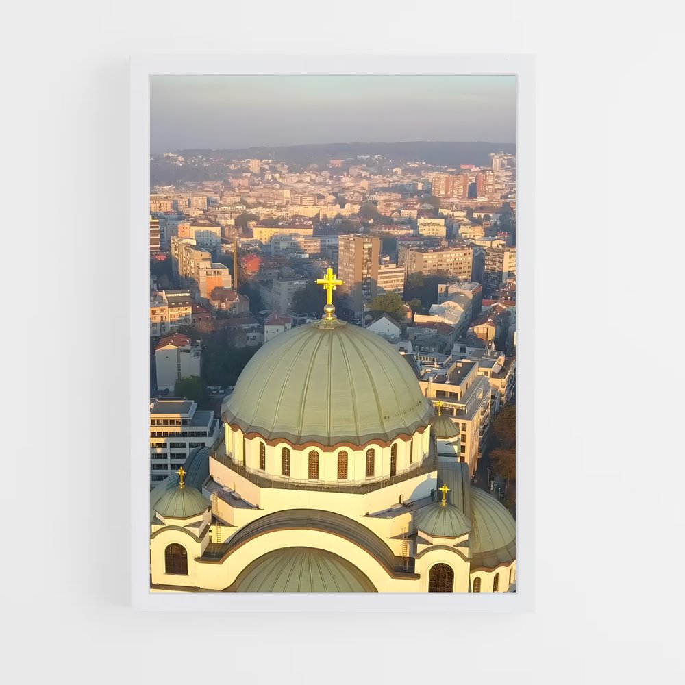ap-st sava temple belgrade-5 cadre Blanc