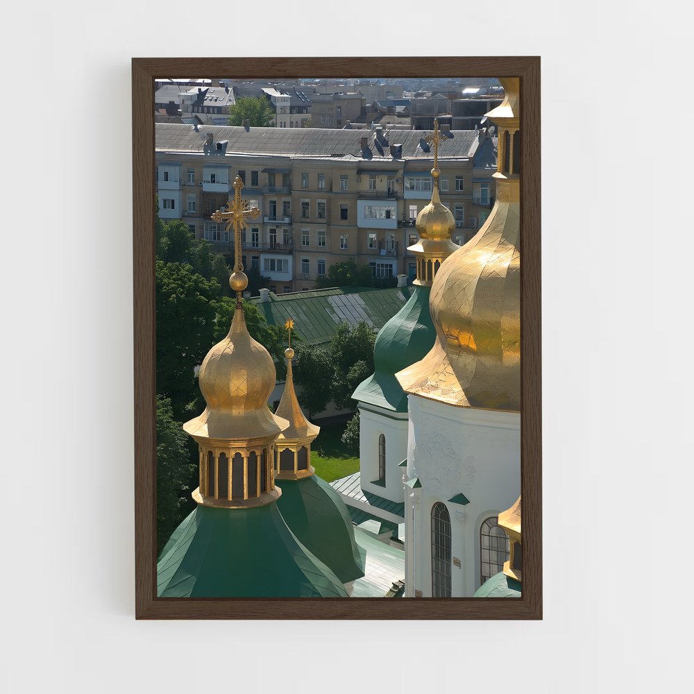 ap-st sophia cathedral kyiv-8 cadre Bois foncé