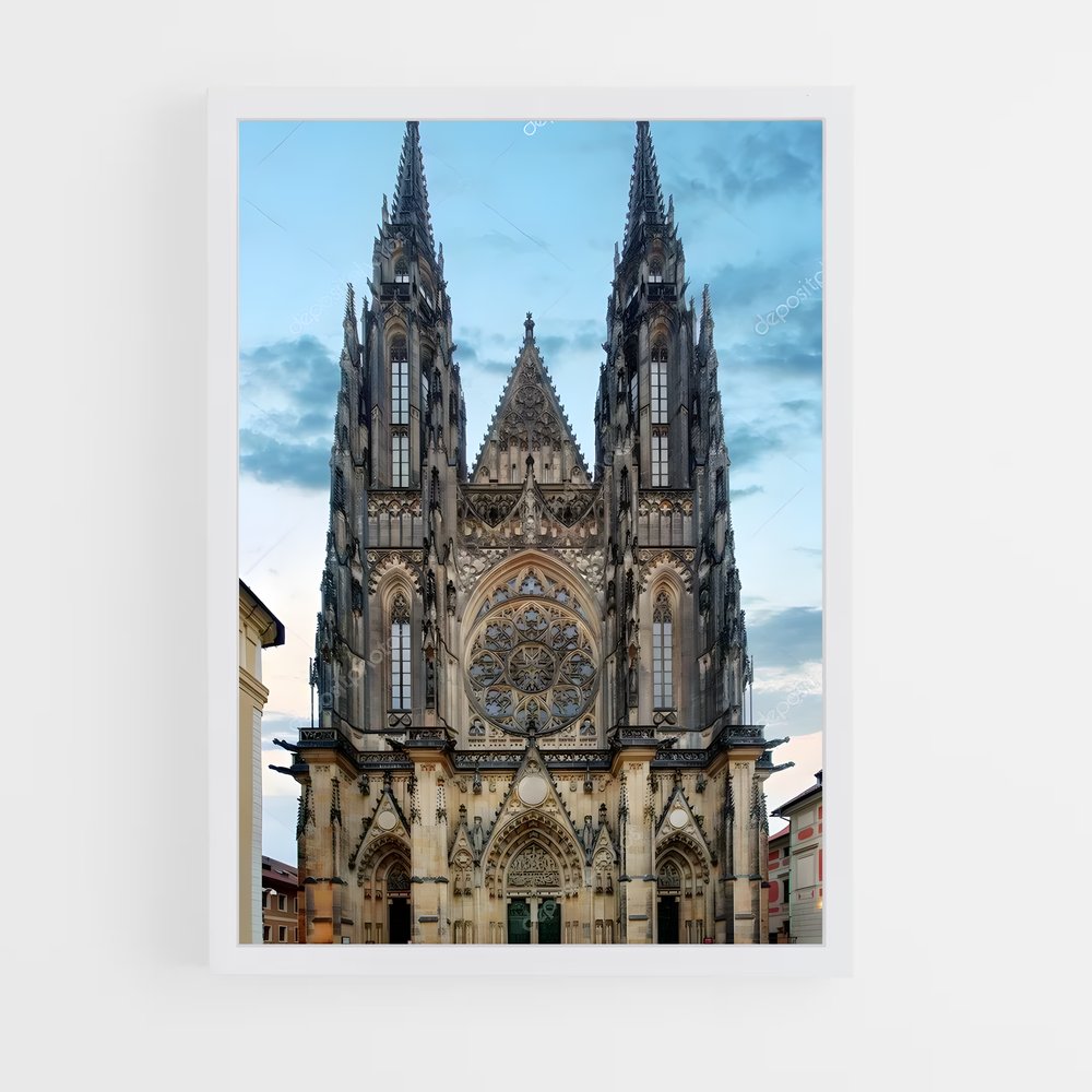ap-st vitus cathedral-7 cadre Blanc