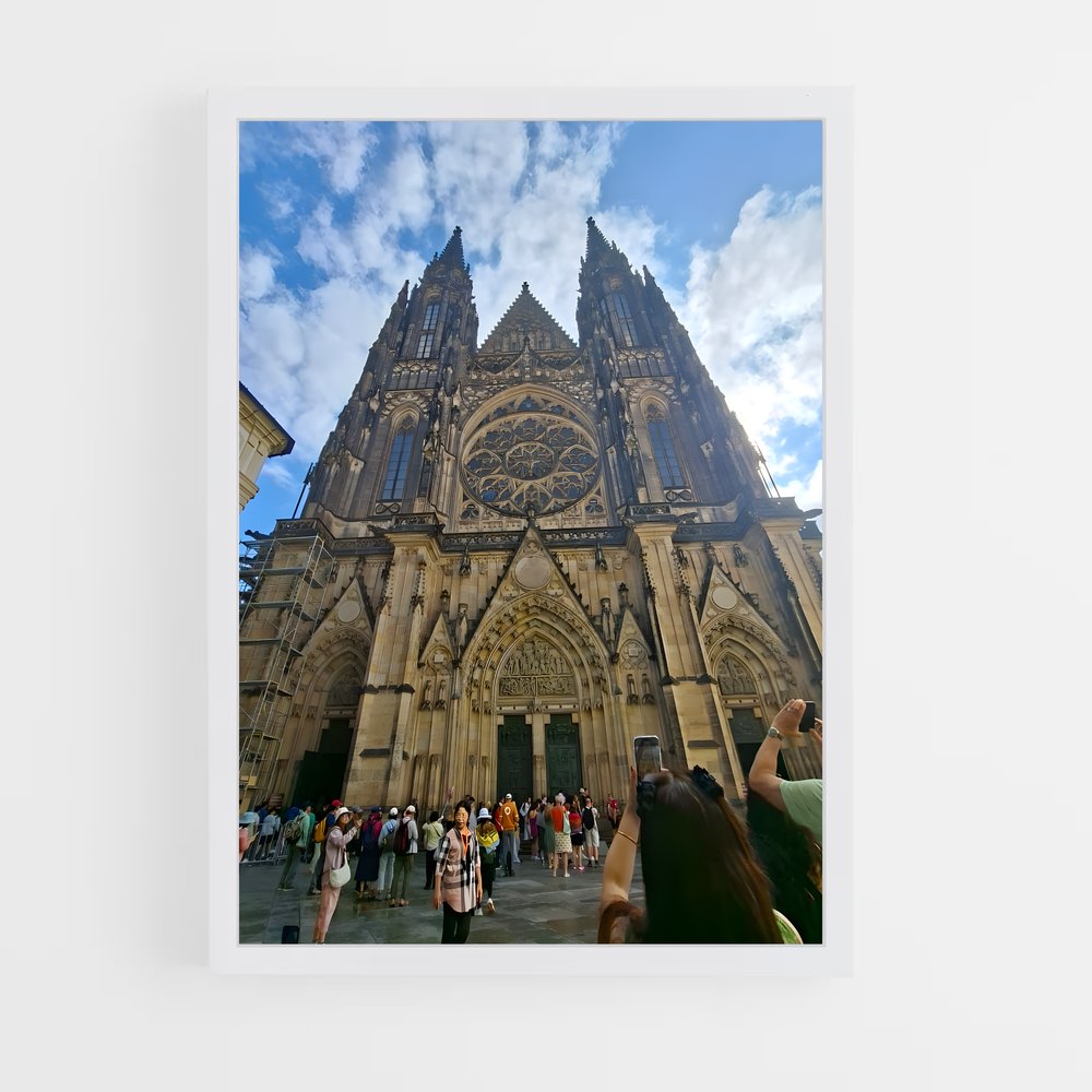ap-st vitus cathedral-8 cadre Blanc