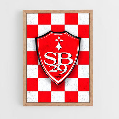 ap-stade brestois 29-2 cadre Bois clair