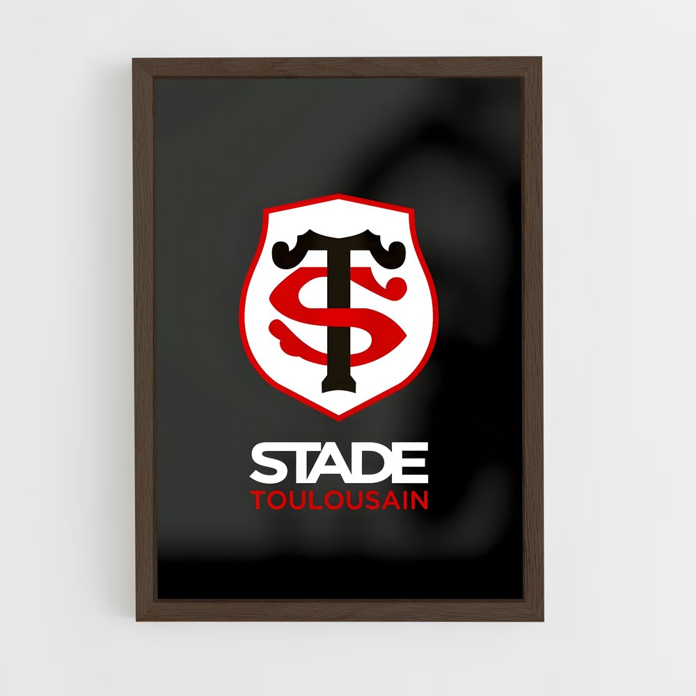 ap-stade toulousain-3 cadre Bois foncé
