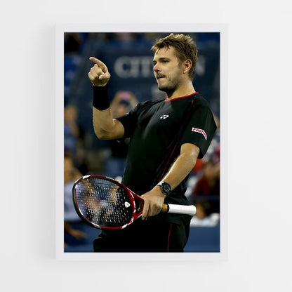 ap-stan wawrinka-5 cadre Blanc