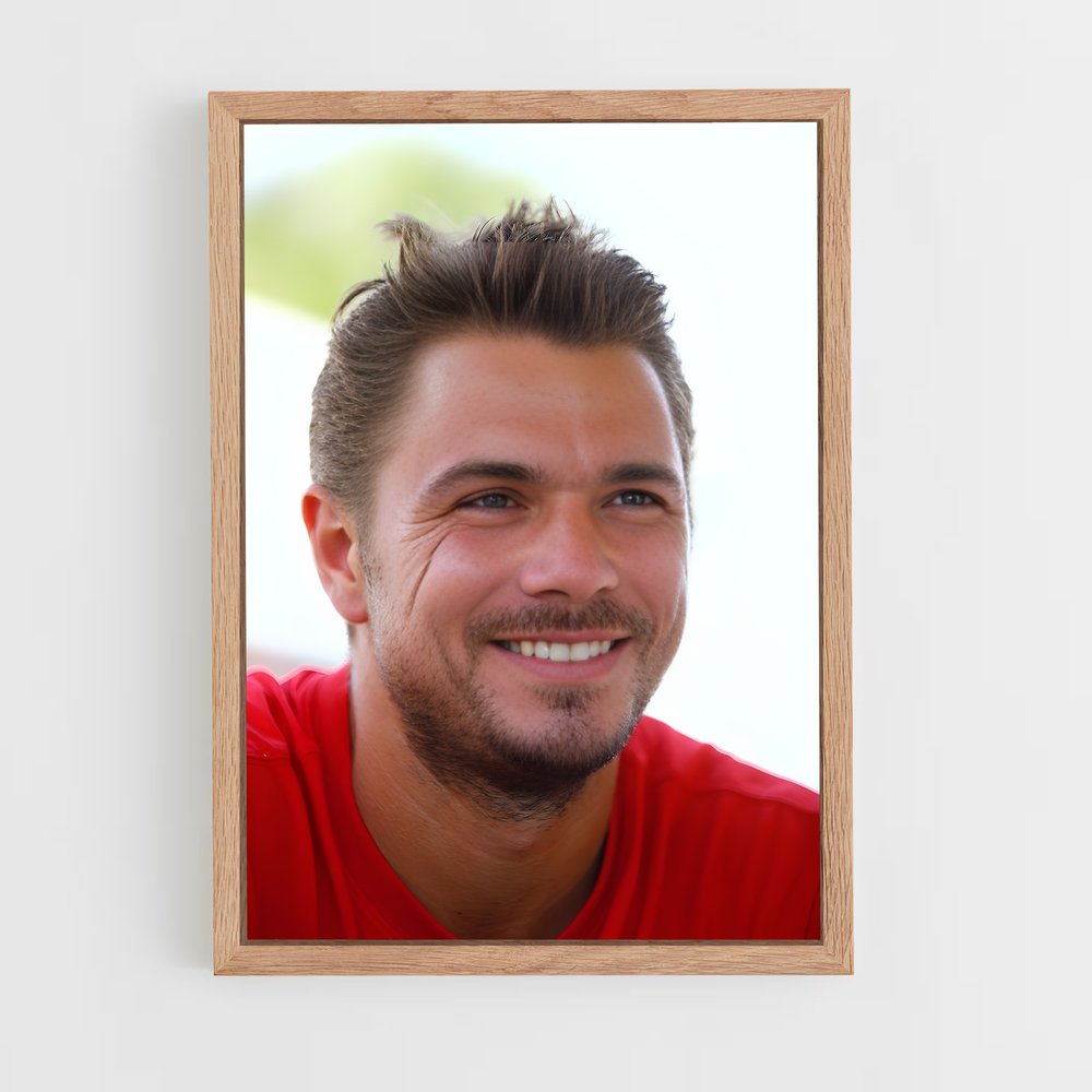 ap-stan wawrinka-8 cadre Bois clair
