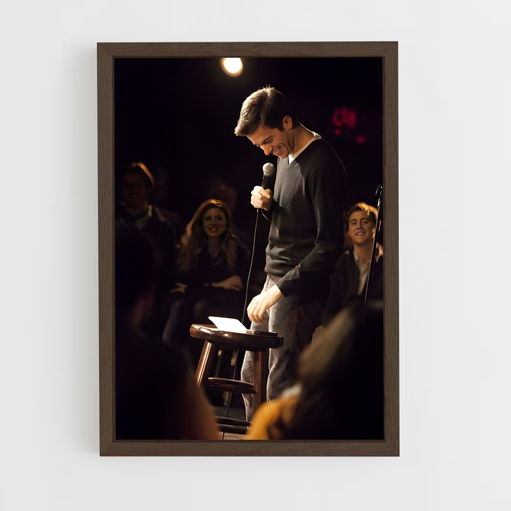 ap-stand up comedian-5 cadre Bois foncé