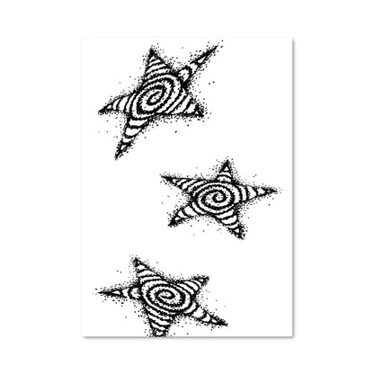 Poster Spiral Star