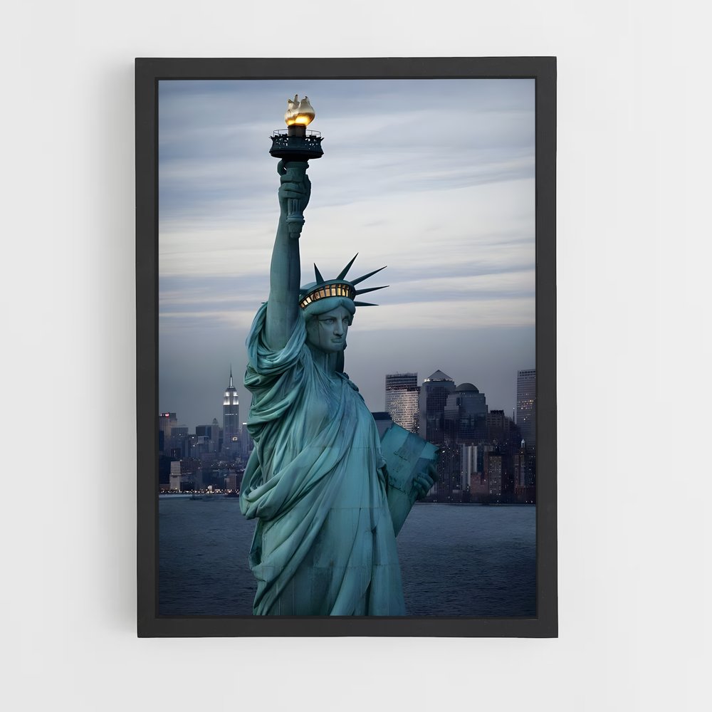 ap-statue of liberty-20 cadre Noir