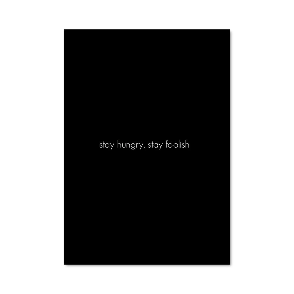 Poster Stay hungry stay foolish 27008