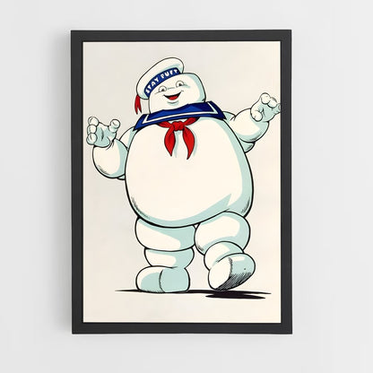 ap-stay puft marshmallow man-2 cadre Noir